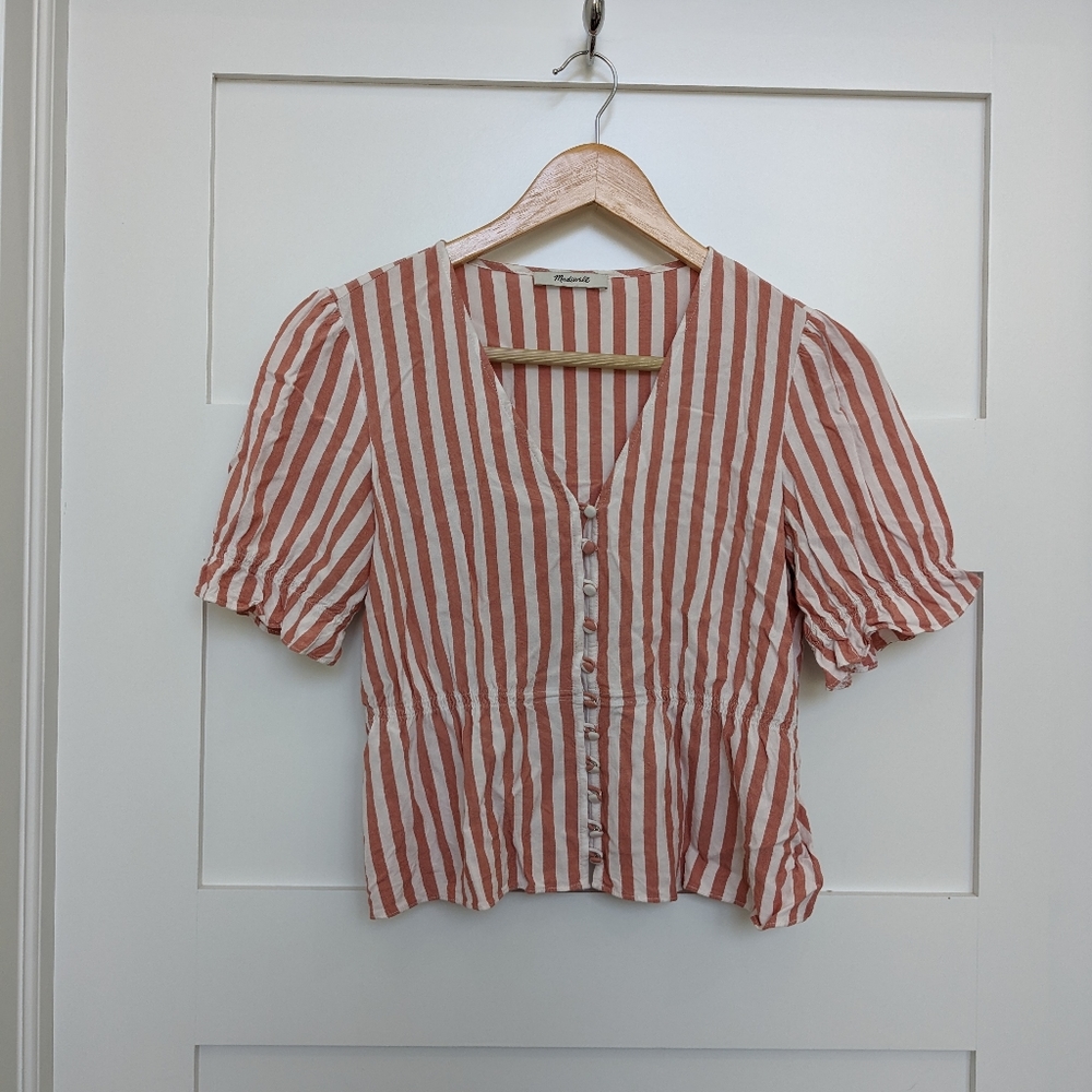 Madewell Striped Button Down - S